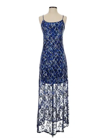Pre-owned Fire Los Angeles Cocktail Dress In Blue