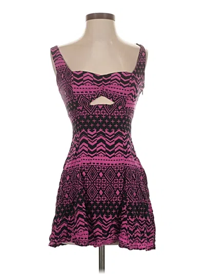 Pre-owned Fire Los Angeles Cocktail Dress In Pink