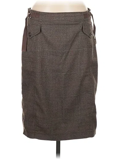 Pre-owned Fire Los Angeles Formal Skirt In Brown