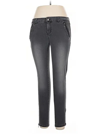 Pre-owned Fire Los Angeles Jeans In Gray