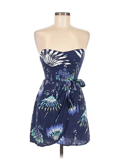 Pre-owned Fire Los Angeles Kimono In Blue