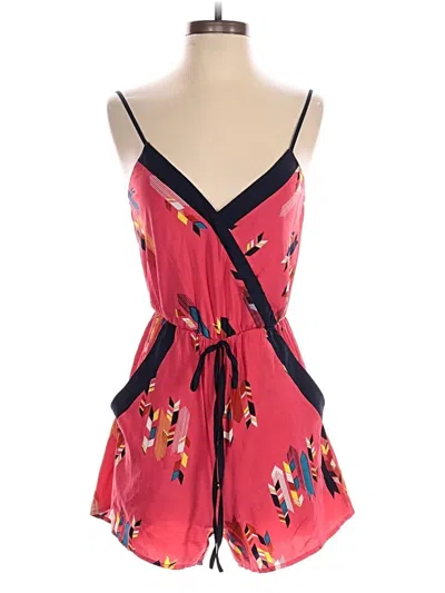Pre-owned Fire Los Angeles Romper In Pink