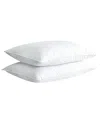 Firefly Twin Pack White Goose Feather And Down Blend Pillow In White