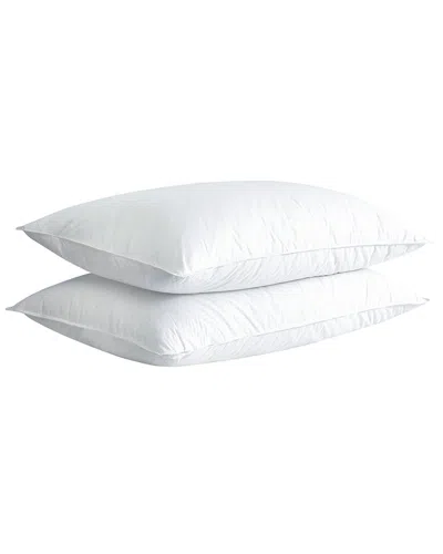 Firefly Twin Pack White Goose Feather And Down Blend Pillow