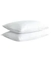 Firefly Twin Pack White Goose Feather Down Blend Pillow In White