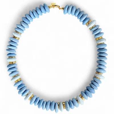 Firera Atelier Women's Blue Azzurro Calmo Necklace
