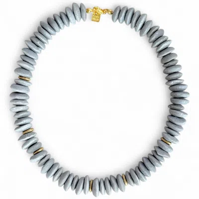 Firera Atelier Women's Grey Mare Di Pietra Necklace In Gray