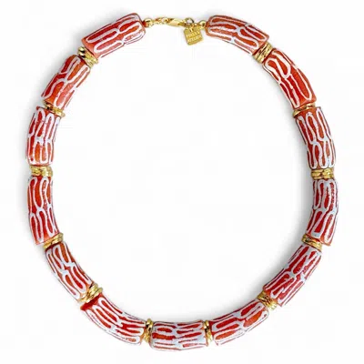 Firera Atelier Women's Orange Arianna Necklace In Multi