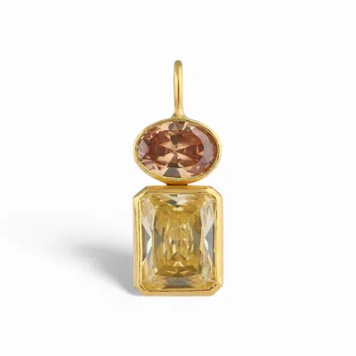 Firera Atelier Women's Yellow / Orange Vera Charm & Sole Dorato Necklace In Gold