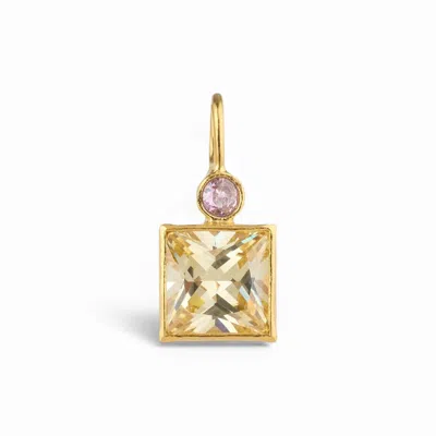 Firera Atelier Women's Yellow / Pink Vera Charm & Vita Nuova Necklace In Gold