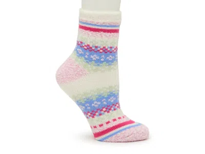 Fireside Bright Fairisle Crew Socks In Multicolor