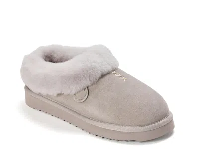 Fireside By Dearfoams Adelaide Clog Slipper In Neutral