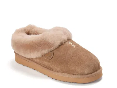 Fireside By Dearfoams Adelaide Clog Slipper In Neutral