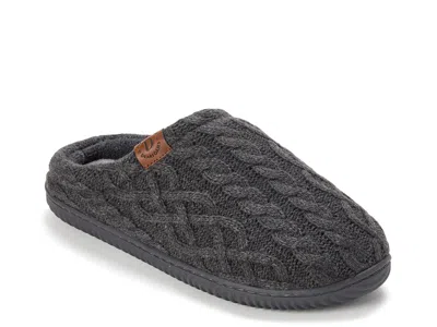 Fireside By Dearfoams Case Casual Clog Slipper In Gray