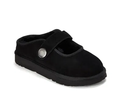 Fireside By Dearfoams Coin Mary Jane Slipper In Black