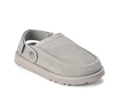 Fireside By Dearfoams Coin Mule Slipper In Gray