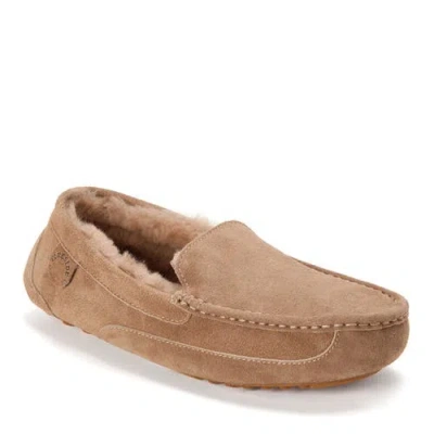 Fireside By Dearfoams Fireside Melbourne Genuine Shearling Moccasin Slippers In Multi