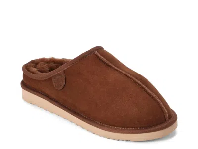 Fireside By Dearfoams Grafton Clog Slipper In Brown