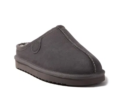Fireside By Dearfoams Greta Clog Slipper In Gray