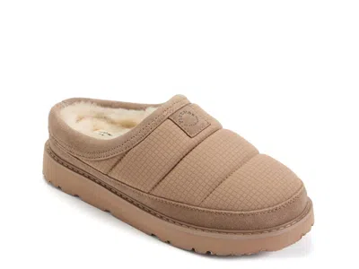 Fireside By Dearfoams Greta Sport Clog In Nude