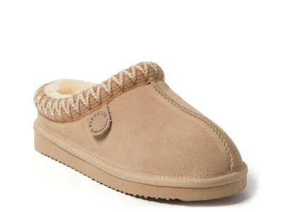 Fireside By Dearfoams Greta Stitched Clog Slipper In Multi