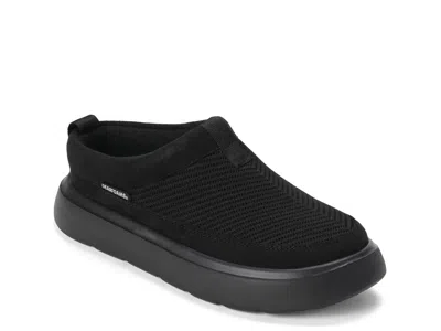 Fireside By Dearfoams Marshmellow Knit Clog In Black
