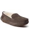 FIRESIDE BY DEARFOAMS WOMENS LEATHER AUSTRALIAN SHEARLING LINED MOCCASIN SLIPPERS