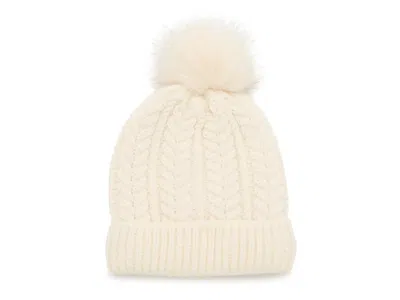 Fireside Chunky Knit Pom Beanie In Neutral