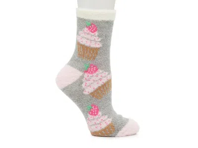 Fireside Cozy Lodge Cupcake Crew Socks In Multi