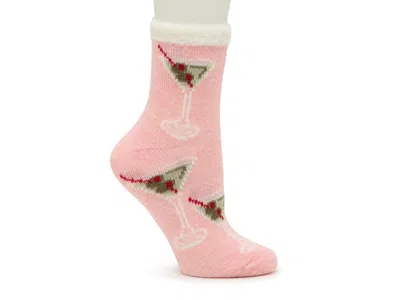 Fireside Dirty Martini Crew Socks In Light Pink