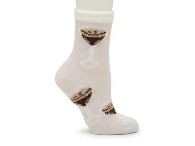 Fireside Espresso Martini Crew Socks In Lavender