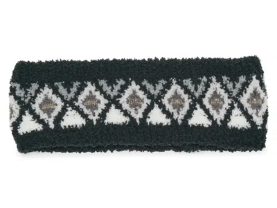 Fireside Printed Headband In Black/white
