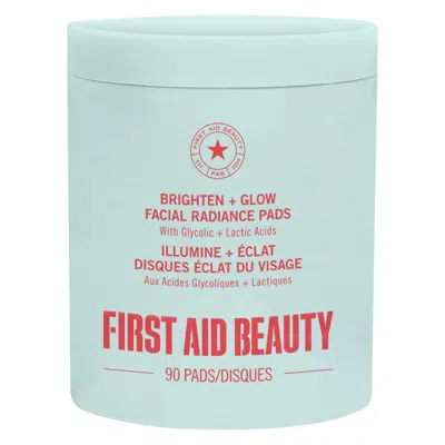 First Aid Beauty Brighten + Glow Facial Radiance Pads With Glycolic + Lactic Acids 90 Pads