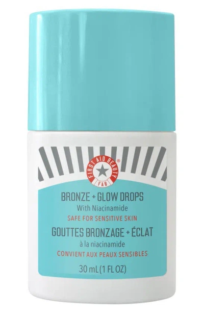 First Aid Beauty Bronze + Glow Drops With Niacinamide, 1 oz In White