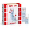 First Aid Beauty Clean & Soft Face Duo $52 Value In Transparent