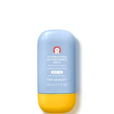 First Aid Beauty Hydrating Sunscreen Milk With Colloidal Oatmeal Broad Spectrum 45 50ml