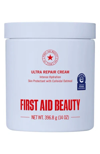 First Aid Beauty Jumbo Ultra Repair Cream For Intense Hydration $77 Value In Transparent