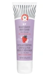 First Aid Beauty Kp Bump Eraser Body Scrub With 10% Aha - Fresh Strawberry Strawberry 8 oz / 226 ml In No Color