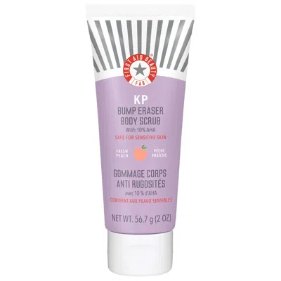 First Aid Beauty Kp Bump Eraser Body Scrub With 10% Aha - Body Exfoliant For Keratosis Pilaris 2 oz / 59 ml In Peach
