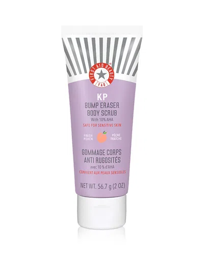 First Aid Beauty Kp Bump Eraser Body Scrub With 10% Aha - Fresh Peach 2 Oz.
