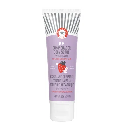 First Aid Beauty Kp Bump Eraser Fresh Strawberry Body Scrub With 10% Aha 226g In White