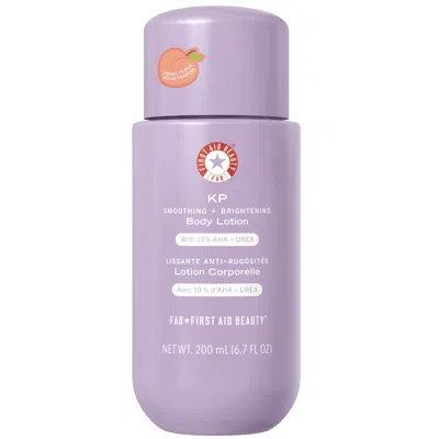 First Aid Beauty Kp Smoothing + Brightening Body Lotion With 10% Aha + Urea- Peach