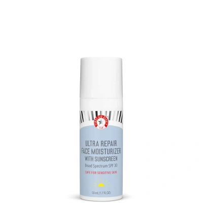 First Aid Beauty Ultra Repair Face Moisturizer Spf 30 1.7 oz In White