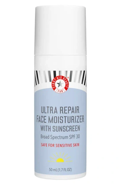 First Aid Beauty Ultra Repair Face Moisturizer With Sunscreen Broad Spectrum Spf 30 In White