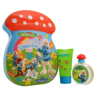 First American Brands The Smurfs Grouchy By  For Kids - 2 Pc Gift Set 1.7oz Edt Spray In N/a