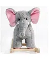 First & Main Ponyland Rocking Elephant With Music Rocker In Multi