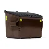 First Gear 1-34 Scale Refuse Trash Bin Diecast Model - Brown