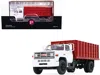 First Gear 1970s Gmc 6500 Grain Truck With Corn Load White And Red 1/34 Diecast Model By