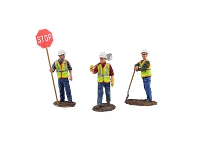 First Gear Diecast Metal Construction No.1 1-50 Figures- 3 Piece Set