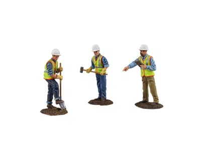 First Gear Diecast Metal Construction No.2 1-50 Figures- 3 Piece Set